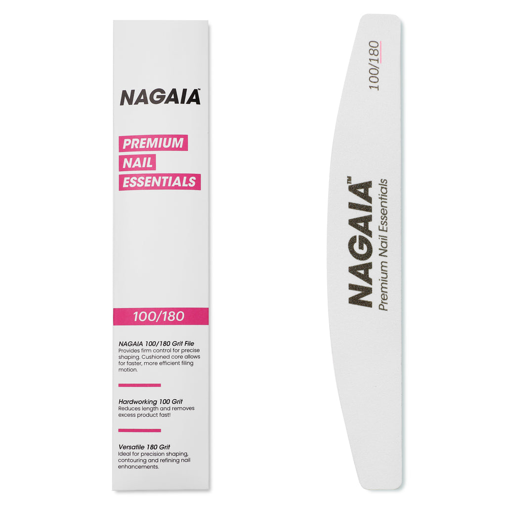 NAGAIA Premium Nail File 180/100 Grit